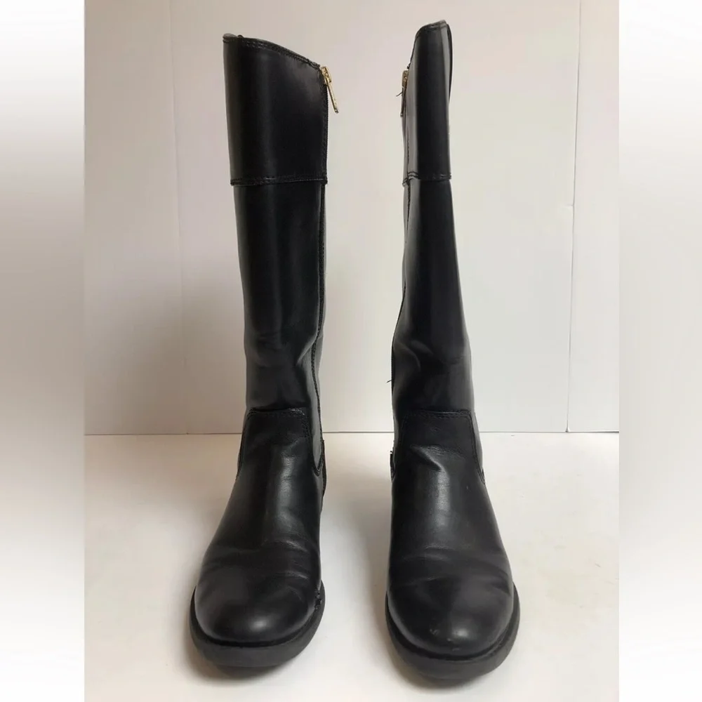 Tommy Hilfiger Women’s Shano, Black Riding Boots Black, Size 9.5 M.